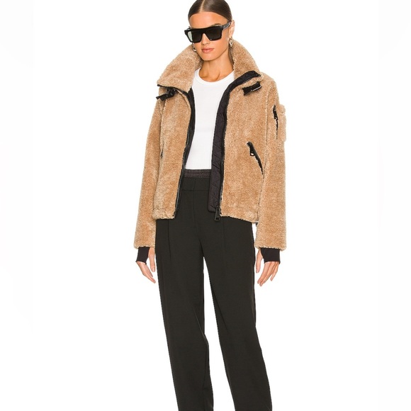 NWT SAM. Sherpa Denver Jacket in Camel - S - Picture 10 of 10
